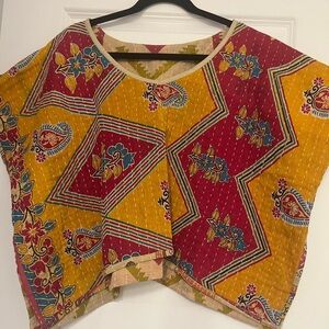 NWOT- Kantha reversible shirt